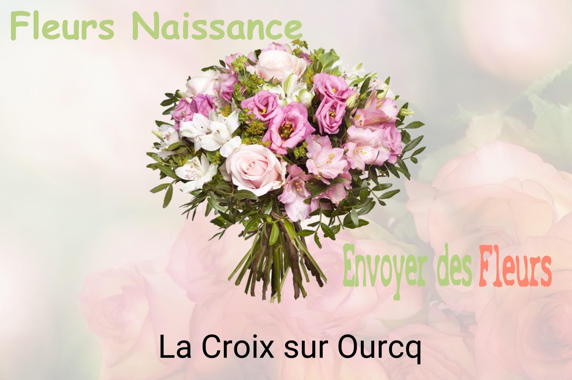 Bouquet de fleurs de naissance livré à La Croix-sur-Ourcq