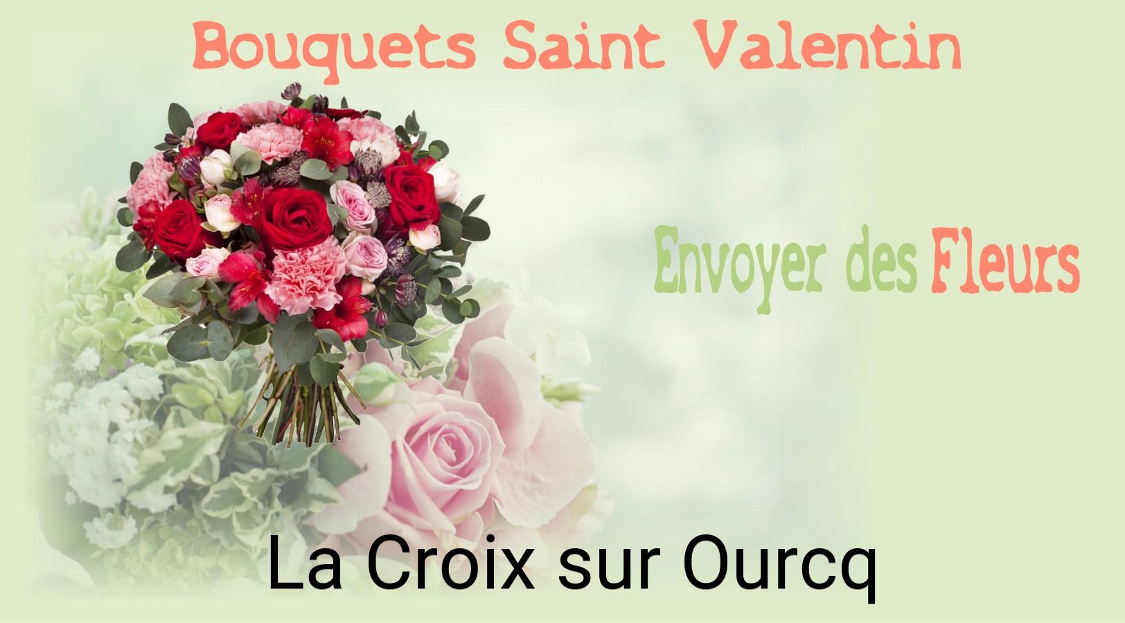 Roses de Saint-Valentin livrées à La Croix-sur-Ourcq